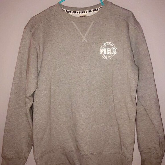 PINK Victoria's Secret Sweaters - Grey crewneck from pink Victoria secret